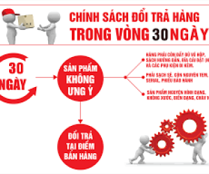 Đổi trả trong vòng 30 ngày