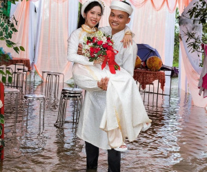 Cô gái mồ côi lại hoãn cưới vì bão Vamco: 'Càng gian nan hạnh phúc càng bền'