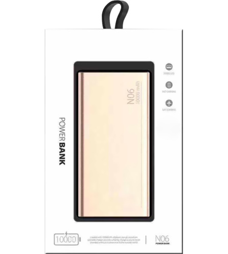 Pin sạc dự phòng Caza N06 (Vàng đồng)