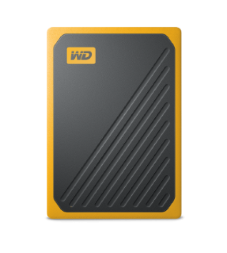 Ổ cứng di động SSD Western My Passport Go 500GB (Màu đen viền vàng)