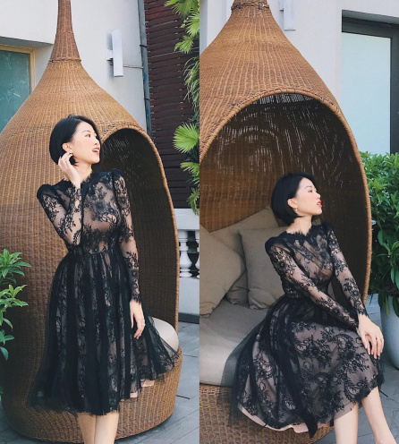 ĐẦM REN XÈO THIẾT KẾ TIỂU THƯ XINH XẮN - SD0321