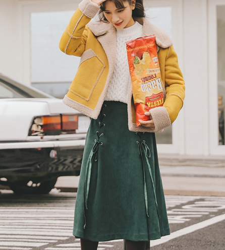 Áo khoác cổ vest bông