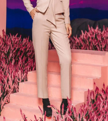 Quần tây nữ Emspo ống đứng túi chéo đính cúc sừng VQL0209