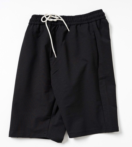 Quần Short Kaki Lưng Thun Đen QSL0033