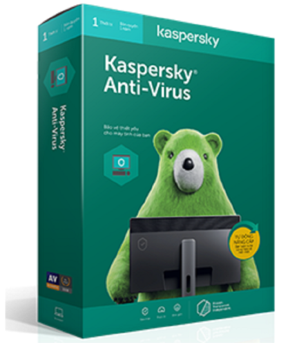 Đĩa Kaspersky antivirus -1PC/1Năm