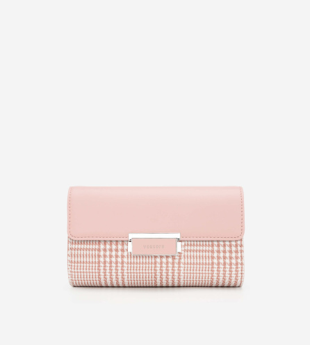 Túi Đeo Chéo Họa Tiết Đan Thổ Cẩm - SHO 0163 - Màu Hồng