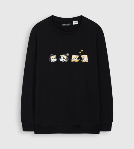 ÁO NỈ UNISEX CỔ TRÒN COTTON USA