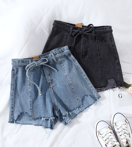 Quần short Jean Nữ Lưng Cao 580