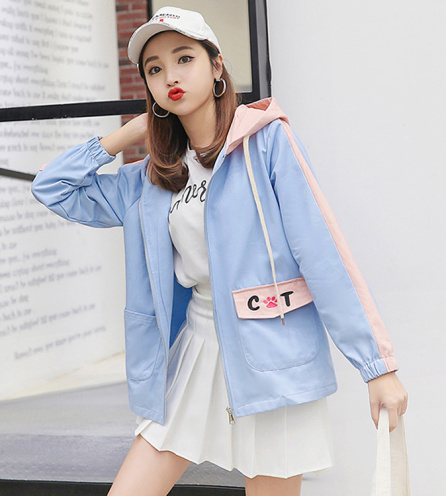 Áo Khoác Kaki Nữ Thêu Logo 830