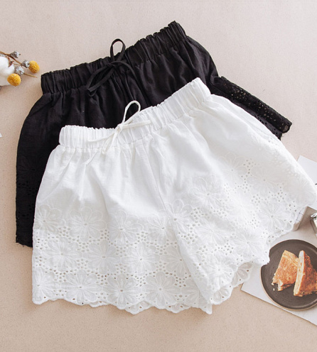 Quần Short Nữ Ren Hoa 2 Lớp 604