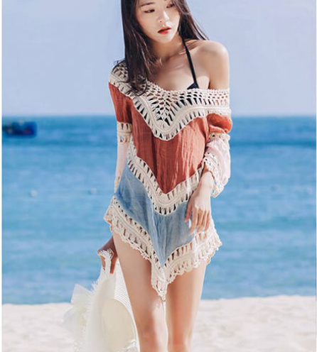 Áo lưới mặc đi biển 3 màu AL75