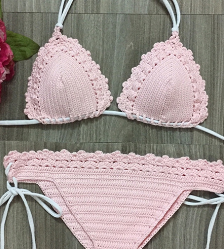 Bộ bikini len móc Crochet CR11