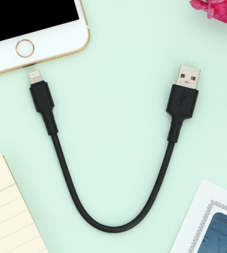 Cáp Lightning 20 cm AVA LTPL-01 Đen