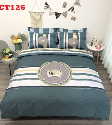 Cotton 100% nhập khẩu nguyên set 4 món CT126