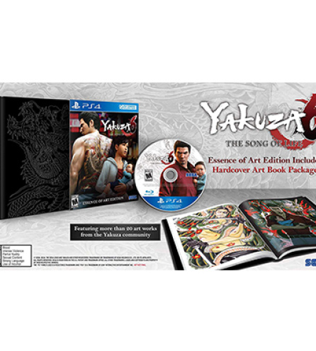 Đĩa Game PS4 Yakuza 6 The Song of Life Essence of Art Edition Hệ US