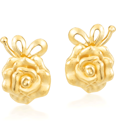 Bông tai cưới Vàng 24K PNJ Tình Nồng 0000Y000101