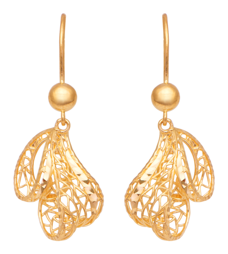 Bông tai cưới Vàng 22K PNJ Tơ Duyên 0000Y000106