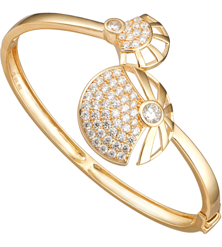 Vòng tay Vàng 18K đính đá CZ PNJ XMXMY000102