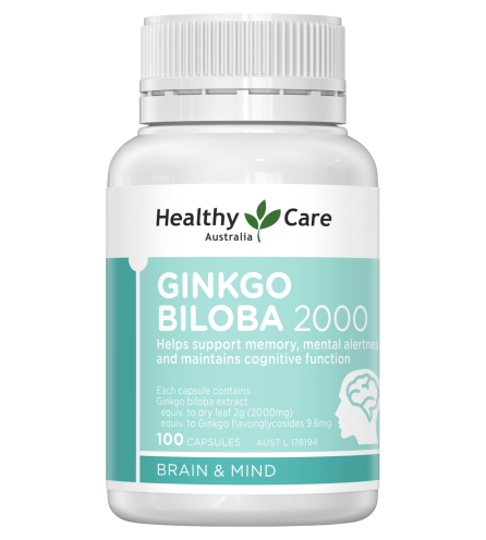  Healthy Care Ginkgo Biloba 2000mg 