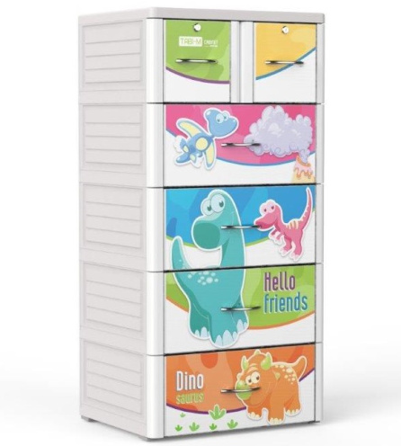Tủ nhựa Tabi M 5 tầng Khủng long