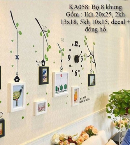 Khung Ảnh 8 Khung - KA058
