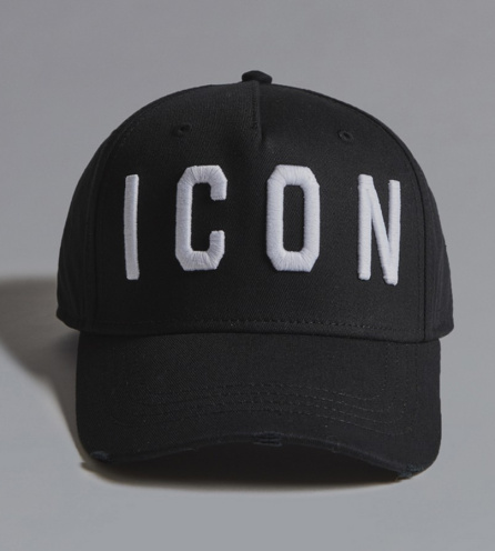 Mũ DSquared2 Icon Embroidered Baseball Cap Màu Đen