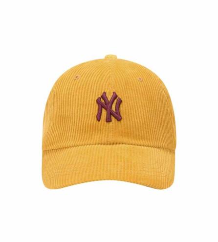 Mũ MLB Corduroy N-Cover Ball Cap New York Yankees 32CPYE011-50D Màu Vàng