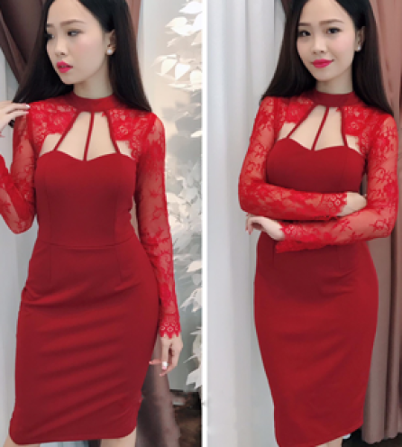 ĐẦM BODY TAY REN GỢI CẢM - SD026