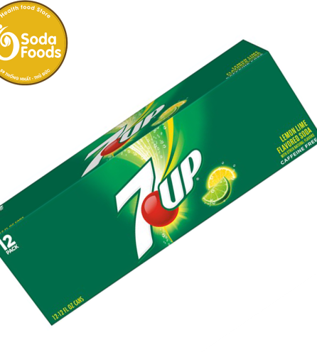 Nước ngọt 7Up Lemon – thùng 12 lon