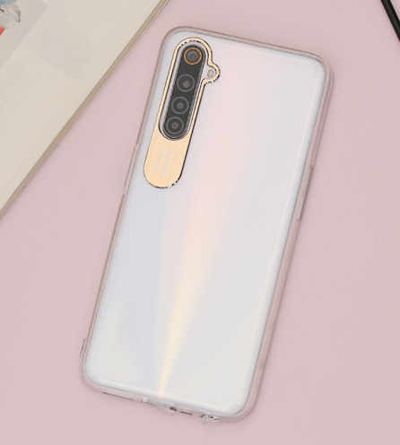 Ốp lưng Realme 6 Nhựa dẻo Metalic MEEKER MEEKER Gold