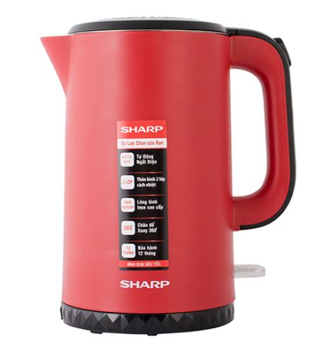 Bình Đun Siêu Tốc SHARP EKJ-17EVPS-RD (Loại O1A)