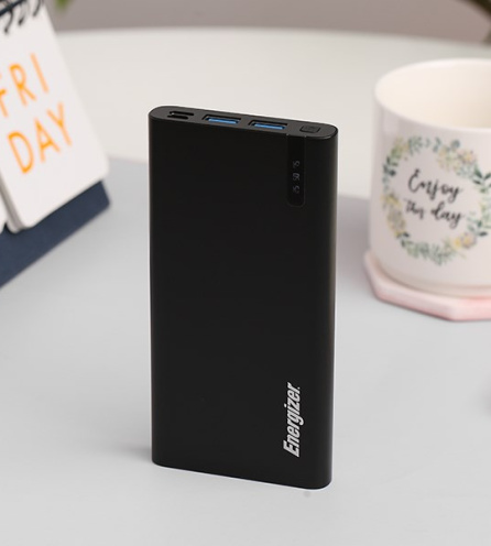 Pin sạc dự phòng Polymer 10.000mAh Type C PD QC3.0 Energizer UE10047PQ Đen