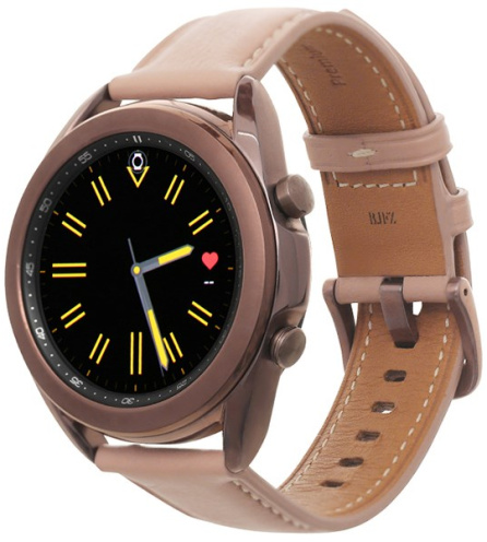 Samsung Galaxy Watch 3 41mm viền thép hồng dây da