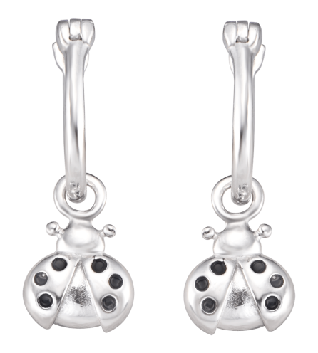 Bông tai trẻ em bạc PNJSilver hình cánh cam 0000K000084