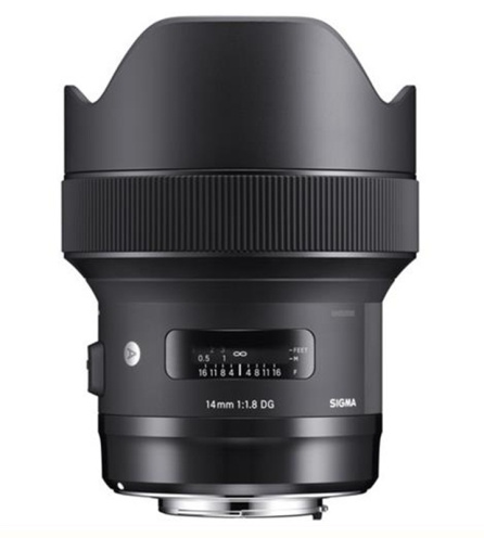 ỐNG KÍNH SIGMA 14MM F1.8 DG HSM ART FOR CANON (NHẬP KHẨU) ĐEN