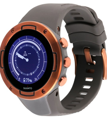Đồng hồ thông minh Suunto 5 dây silicone xám