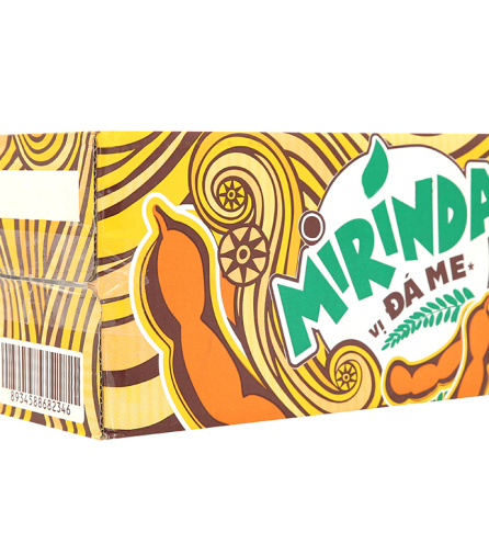 Thùng 24 lon nước ngọt Mirinda đá me 330ml