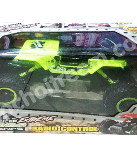 Jeep địa hình Off Road điều khiển, có sạc Green.