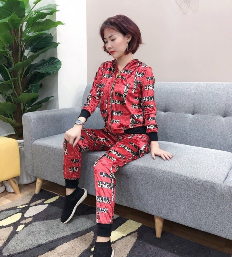 đồ bộ AK nhung có khóa kéo