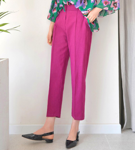 Quần tây dáng lửng thời trang Quyên QQ0370617