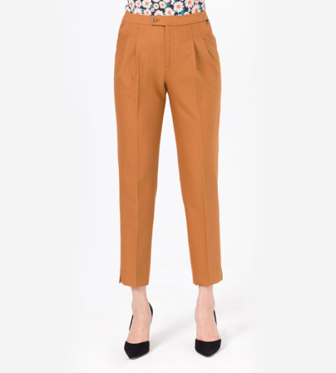 Quần ống côn nữ Lamer 2 ly bung L64K19Q016-S4100