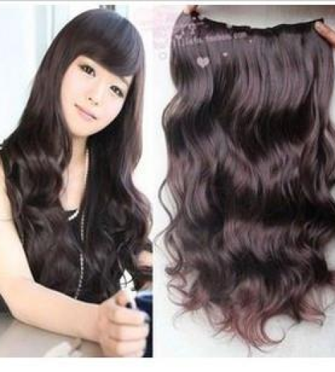 Tóc kẹp xoắn 5 kẹp PKT-12