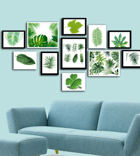 Bộ Khung Ảnh Lá Xanh