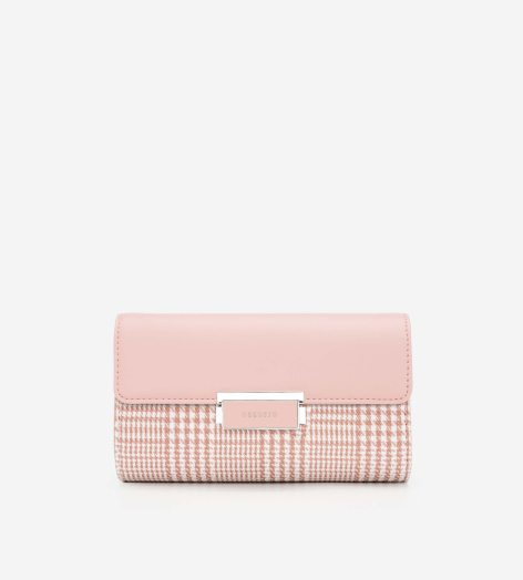 Túi Đeo Chéo Họa Tiết Đan Thổ Cẩm - SHO 0163 - Màu Hồng