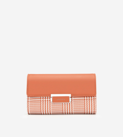 Túi Đeo Chéo Họa Tiết Đan Thổ Cẩm - SHO 0163 - Màu Cam