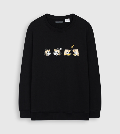 ÁO NỈ UNISEX CỔ TRÒN COTTON USA