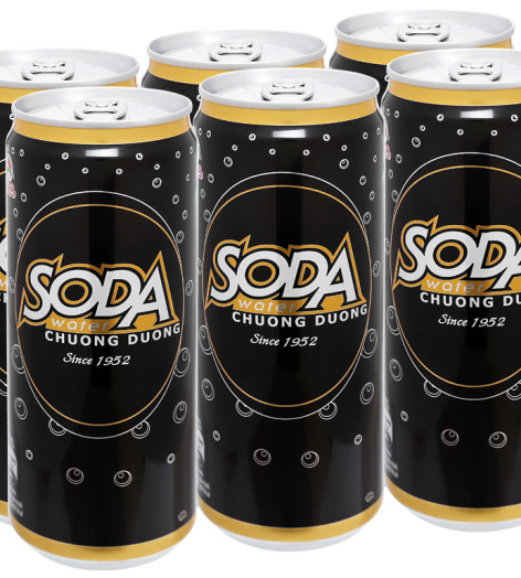 6 lon soda Chương Dương 330ml