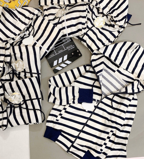 Áo Khoác Đi Nắng Sọc Ngang 954