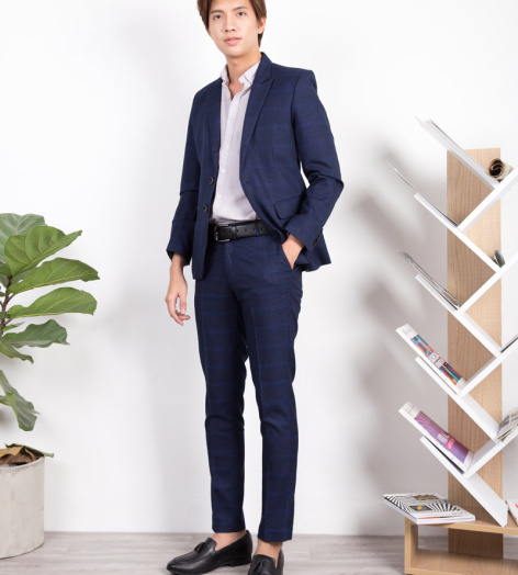 ÁO VEST NAZAFU XANH ĐEN 1134