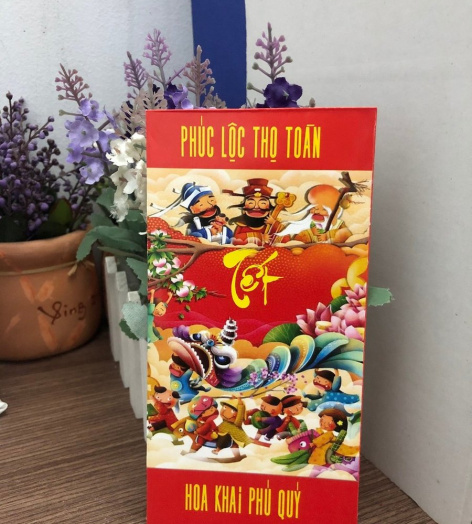Bao Lì Xì Tết Phúc Lộc Thọ Toàn Hao Khai Phú Quý